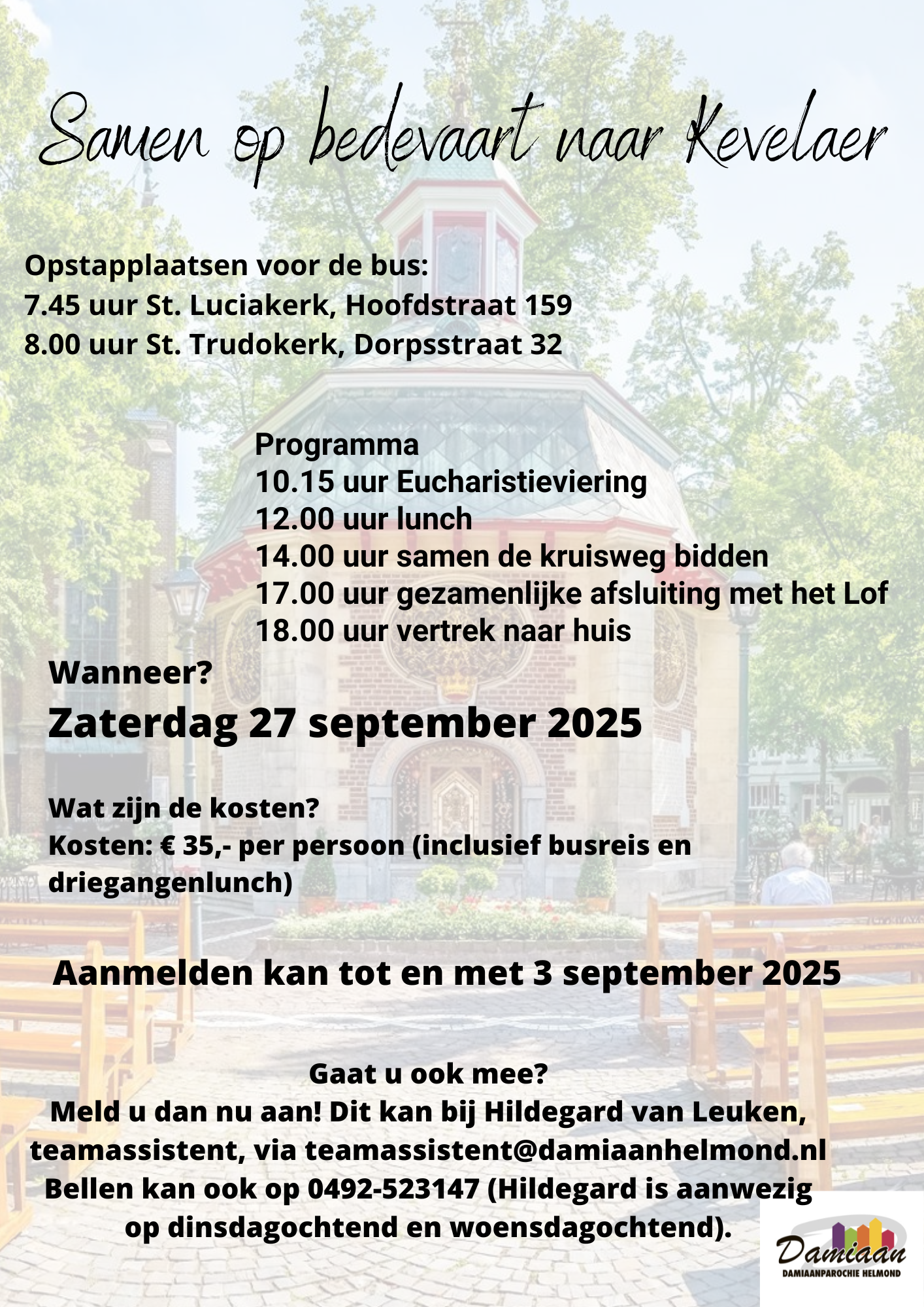 Bedevaart Kevelaar 2025