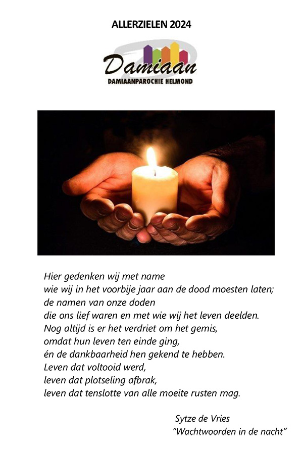 2024 Damiaanparochie Allerzielen