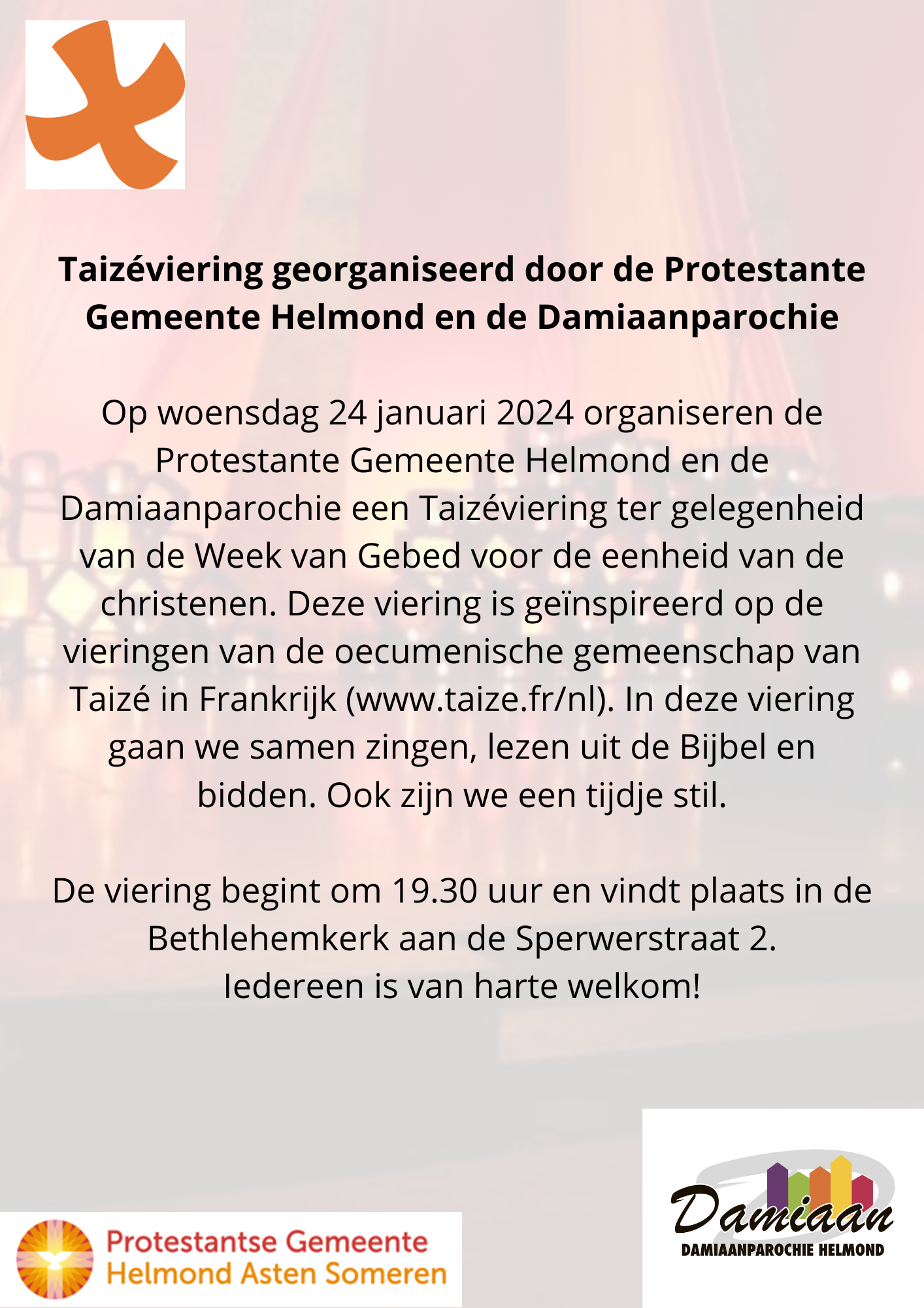 Taizeviering 24 januari 2024