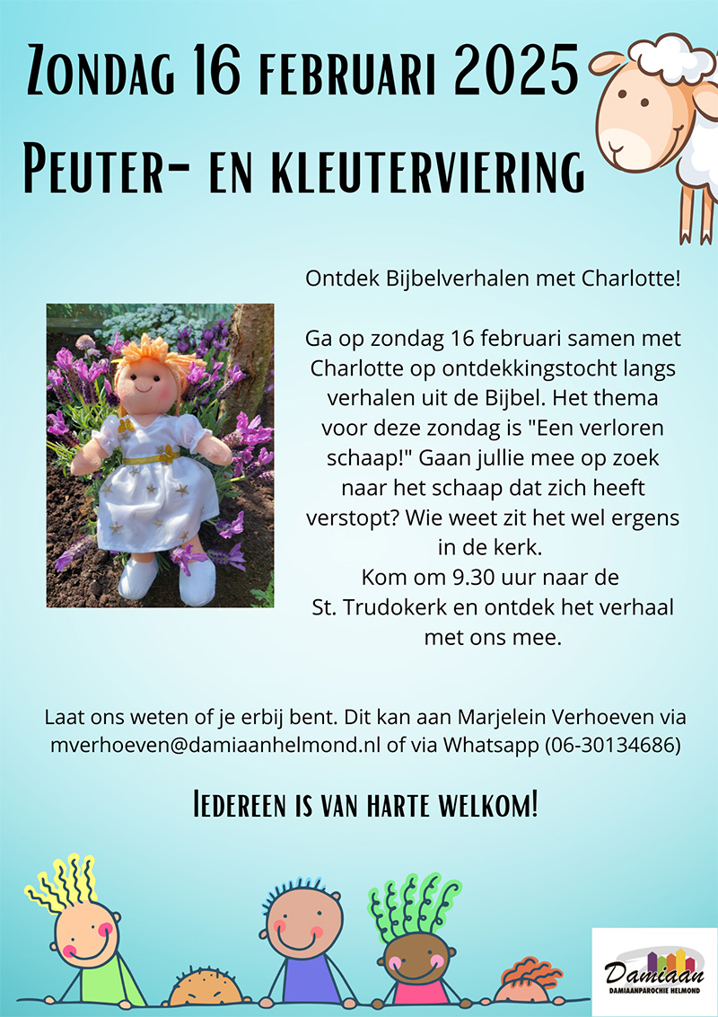 Peuter en kleuter 16 februari 2025